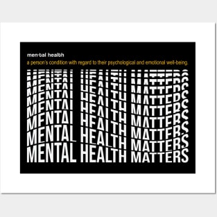 Mental Health Matter Posters and Art